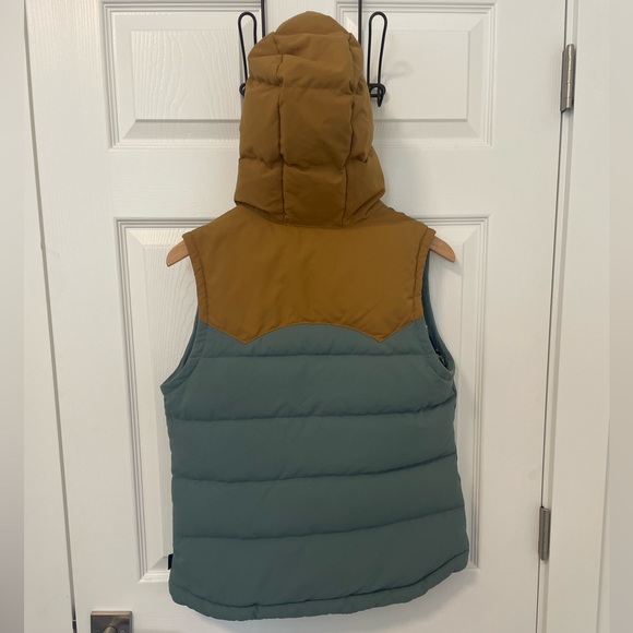 ~ RARE Patagonia Bivy Hooded Down Feather Vest, Shadow Blue~ - Picture 4 of 10